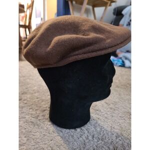 Vintage Kangol Carimac 504 flat cap - 100% Wool - Made in England - Brown